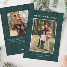 2 Foto Retro Xadrez de Natal Saudação