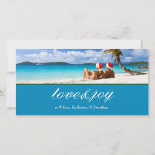 Cartão De Festividades 311-LoveJoy Custom Photo Blue