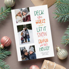 Cartão De Festividades 3 fotos de Natal bonitas e coloridas