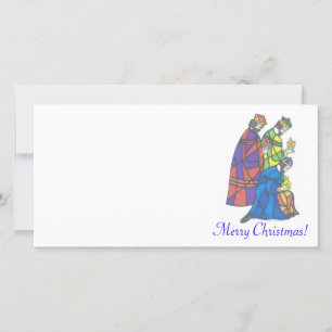Cartão De Festividades 3 kings, Merry Christmas!