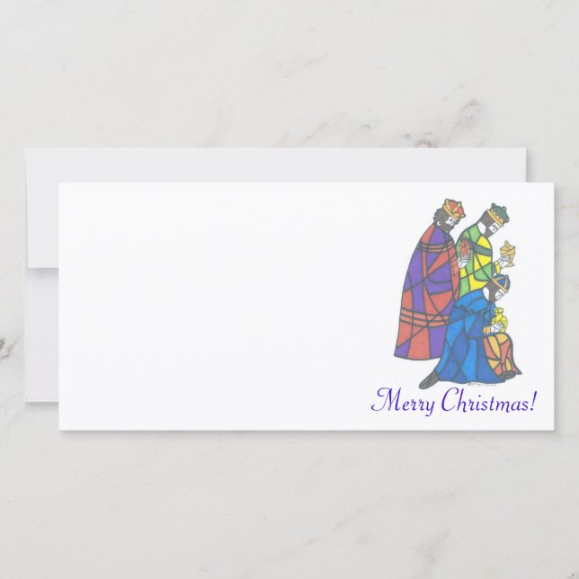 Cartão De Festividades 3 reis, Feliz Natal! (Frente)