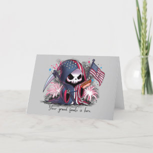 Cartão De Festividades 4 de julho de Grim Reaper