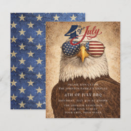 Cartão De Festividades 4th of July Party Invitation USA 250 Years