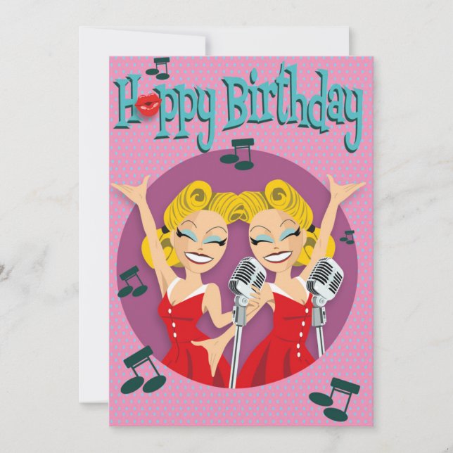 Cartão De Festividades 50gravatas rock&roll Enkele verjaardagskaart (Frente)