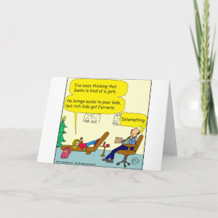 Cartão De Festividades 530 papais noeis é um desenho animado