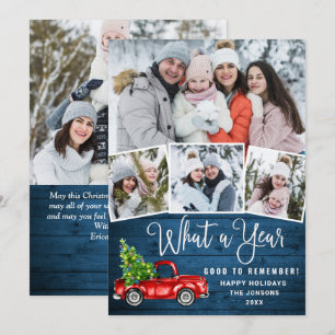 Cartão De Festividades 5 Foto: Ano de caminhonete de Fazenda Vermelha