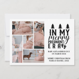 Cartão De Festividades 5 Foto Na Minha Feliz De Natal