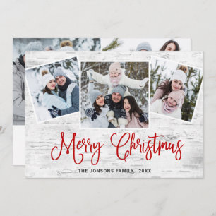 Cartão De Festividades 5 FOTO Natal - Latido Russo de Nascimento