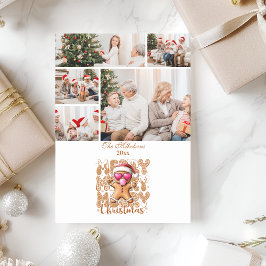 Cartão De Festividades 5 Foto: Pão de Gingerência Cute Feliz Natal