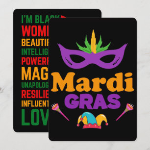 Cartão De Festividades 67 Six Seven Mardi-Gras História Negra 2026