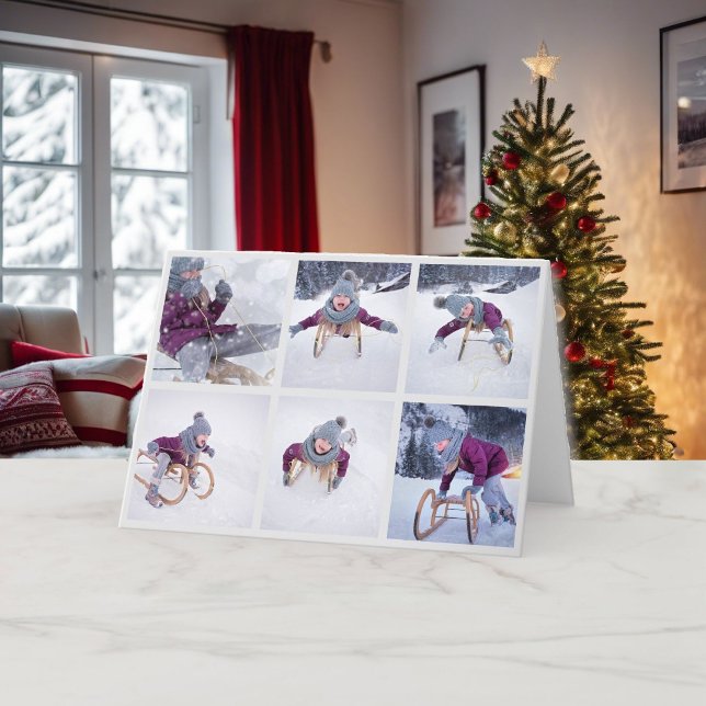 Cartão De Festividades 6 Fotos Galeria de Natal Apresenta a melhor tempor (Criador carregado)