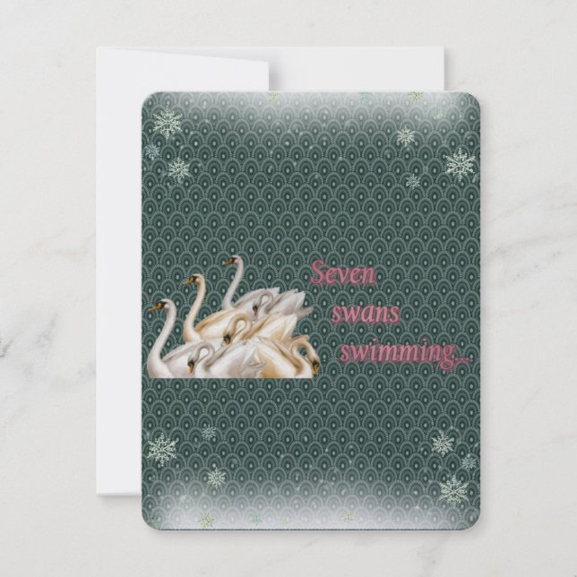 Cartão De Festividades 7 Dia De Natal... (Frente)