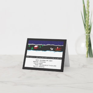 Cartão De Festividades 8-bit Retro Gaming Holiday Card
