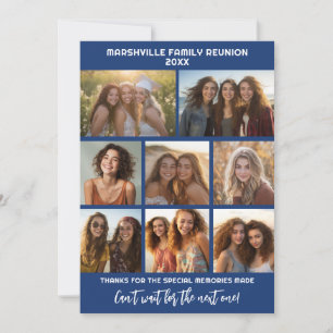 Cartão De Festividades 8 Fotos - Memórias de Reunião de Família