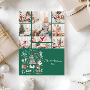 Cartão De Festividades 9 Foto: A Época do Natal Verde