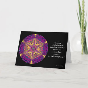 Cartão De Festividades A16 Placa personalizada Star Snowflake.2