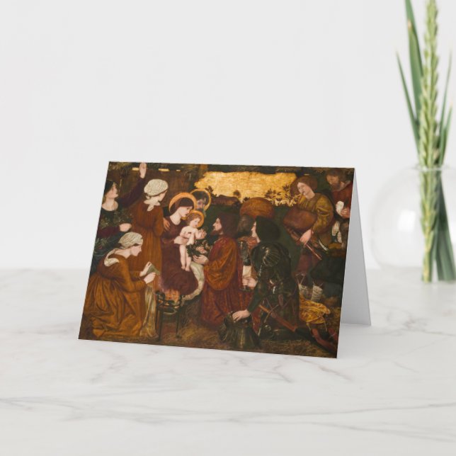 Cartão De Festividades A Adoração dos Magos (Frente)