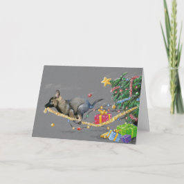 Cartão De Festividades a alegria do Natal