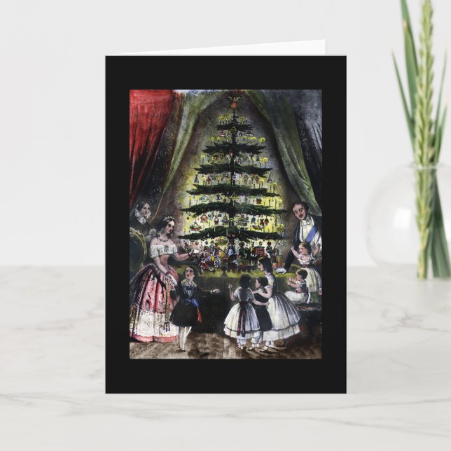 Cartão De Festividades A árvore de Natal real (Frente)