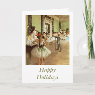 Cartão De Festividades A Aula de Dança por Edgar Degas