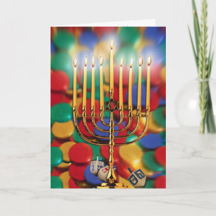Cartão De Festividades A canção de Dreidel
