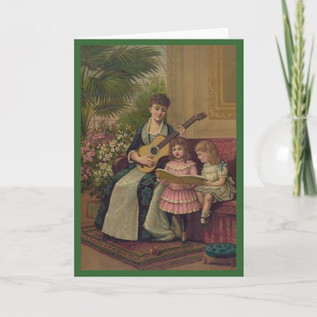 Cartão De Festividades A Carol de Natal (Frente)