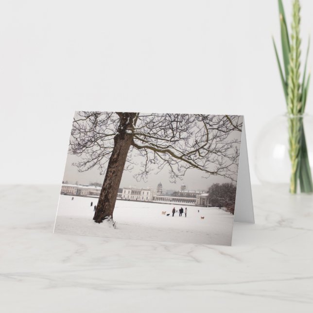 Cartão De Festividades A casa da rainha, Greenwich (Frente)