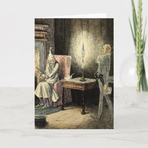 Cartão De Festividades A Christmas Carol Marley's Ghost Card