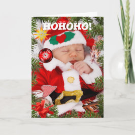 Cartão De Festividades A ESTAÇÃO DE PAPAIS NOEIS DE BEBÊ DE NATAL Persona