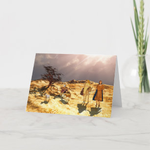 Cartão De Festividades A estrada para Belém