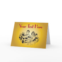 A família apresenta a compra do presente de época