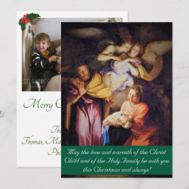 Cartão De Festividades A Foto de Natal da Natividade