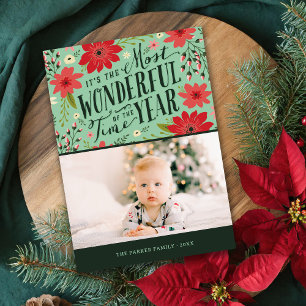 Cartão De Festividades A Foto Floral Mais Maravilhosa do Ano