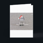 Cartão De Festividades A gaivota do Natal<br><div class="desc">Cumprimentos das estações dos humor</div>