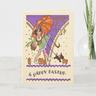 Cartão De Festividades A Happy Easter Card