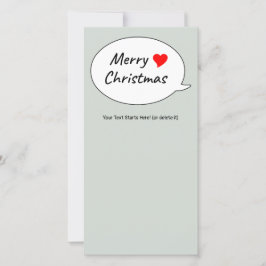 Cartão De Festividades A heartfelt Merry Christmas