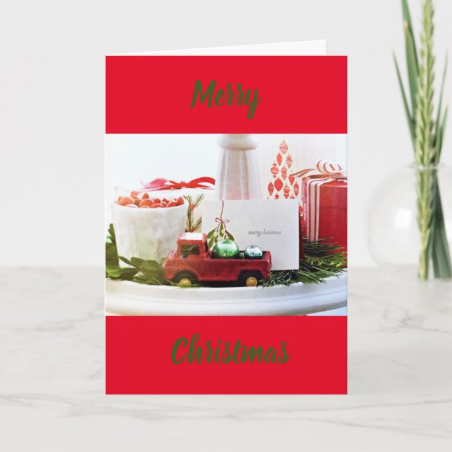 CARTÃO DE FESTIVIDADES A HORA MAIS MARAVILHOSA DO ANO "NATAL" (Frente)