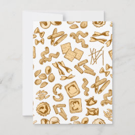 Cartão De Festividades A Itália é conhecida pela sua incrível cozinha