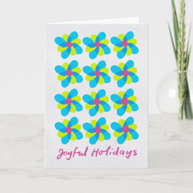 Cartão De Festividades A Joyful Heart Holiday Card (Frente)