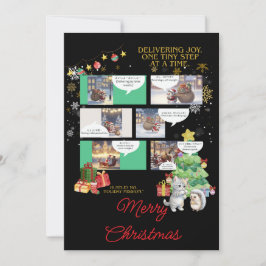 Cartão De Festividades A Kawaii Winter Tale Cozy Hedgehog
