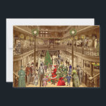 Cartão De Festividades A Longa Lista de Papai Noel<br><div class="desc">© El Diputado,  2017</div>