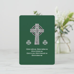 Cartão De Festividades A Lorica de Saint Patrick Prayer (curta)