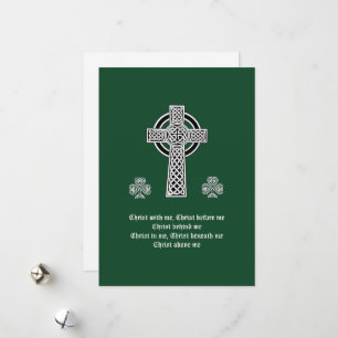 Cartão De Festividades A Lorica de Saint Patrick Prayer (curta)