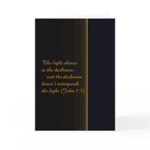 A luz brilha na escuridão