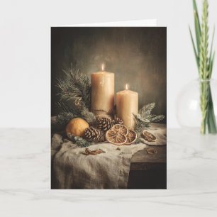 Cartão De Festividades A Luz do Natal