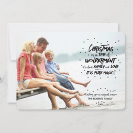 Cartão De Festividades A magia do Natal Feriado