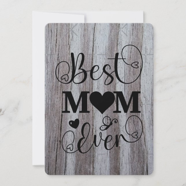 Cartão De Festividades A Melhor Mãe De Cinza Da Madeira 2025 (Frente)