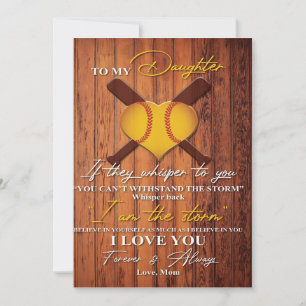 Cartão De Festividades À Minha Filha Bonito Para O Presente Da Minha Fi