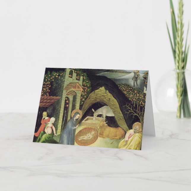 Cartão De Festividades A natividade (Frente)