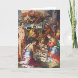 Cartão De Festividades A natividade, 1534 (óleo no painel)